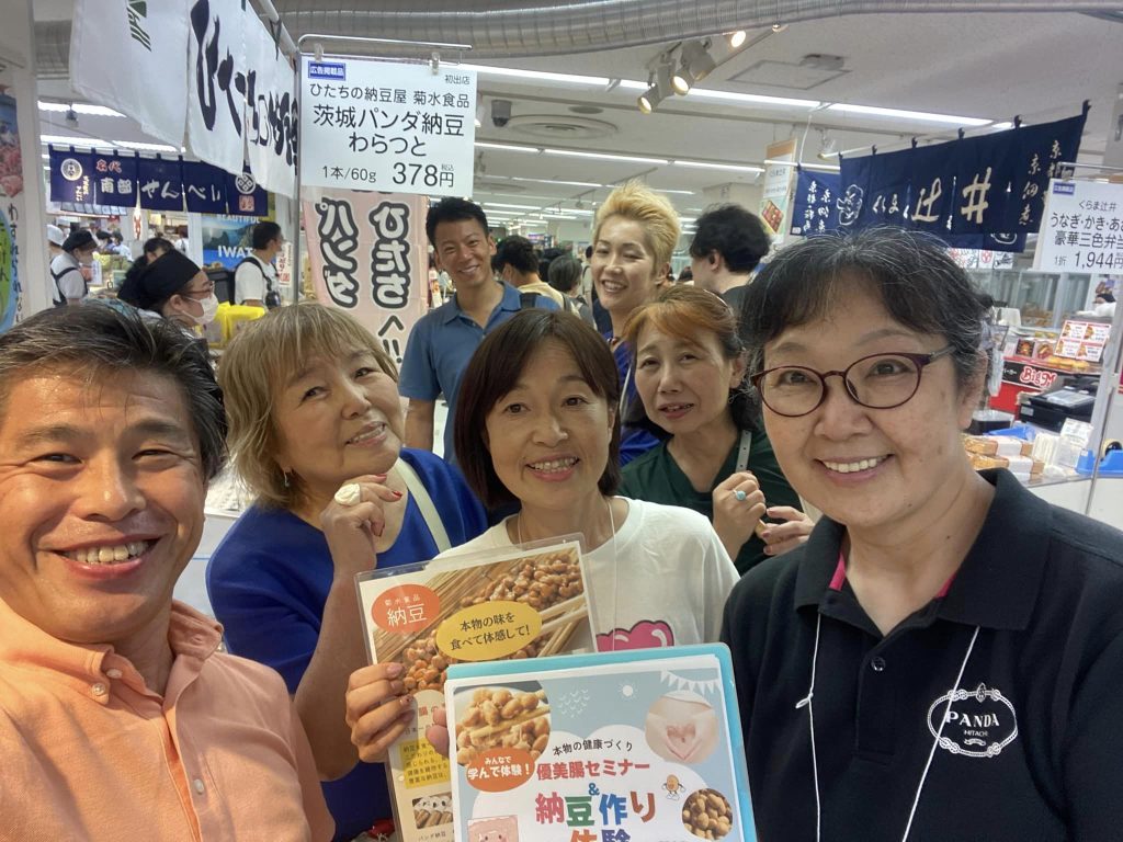 菊水食品さんが「にっぽんのグルメショー」でおせっかい恵納豆を販売５