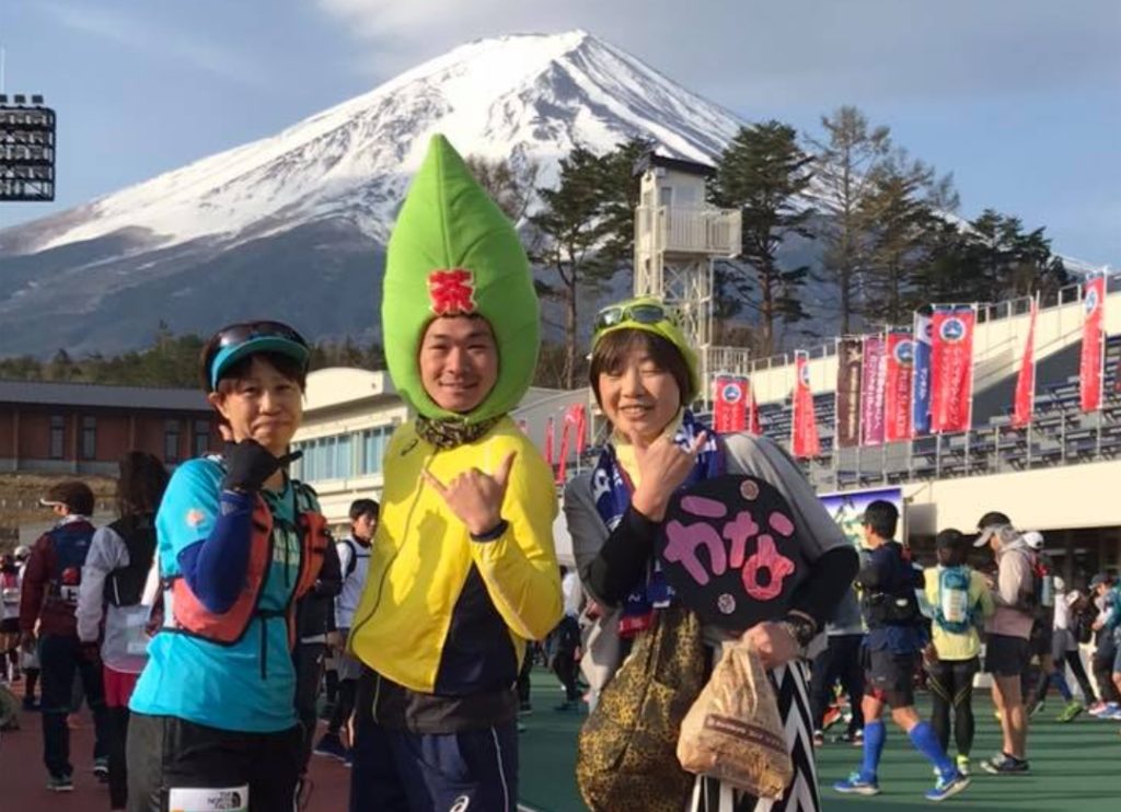 マラソン友達、富士五湖ウルトラマラソンで友人の応援に行ったとき